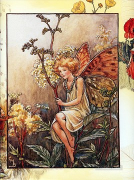 大衆的なファンタジー Painting - 草原の妖精の女王 ファンタジー
